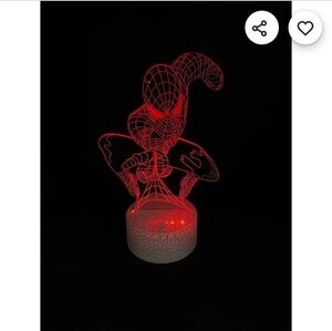Spiderman 3d light! (approx 5 inches tall)